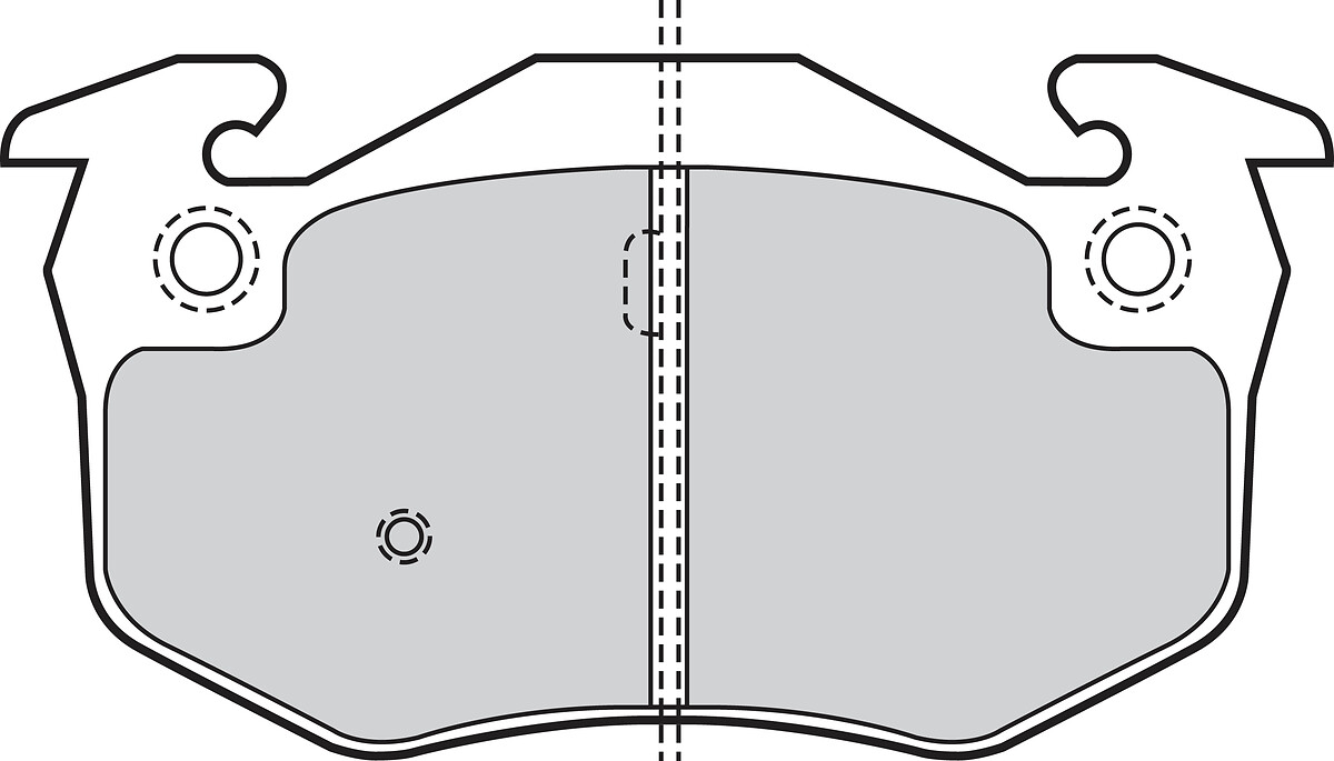 Jeu de 4 plaquettes de frein VALEO ref. 301158